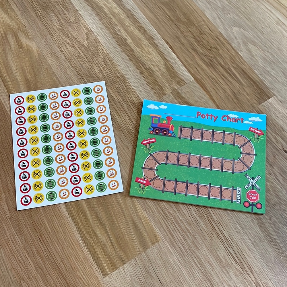 Potty Training Chart with Stickers - Picture 1 of 5